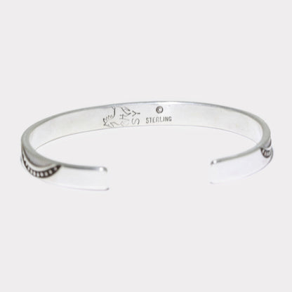 Pulsera de sello de plata por Steve Yellowhorse