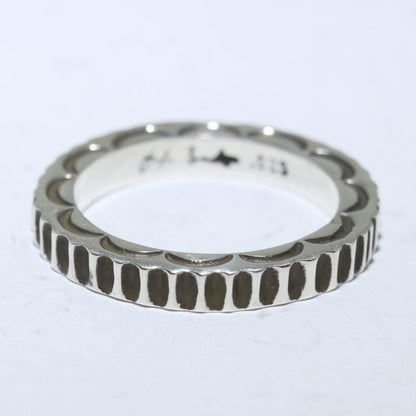 Bague en argent par Lyle Secatero - Taille 8