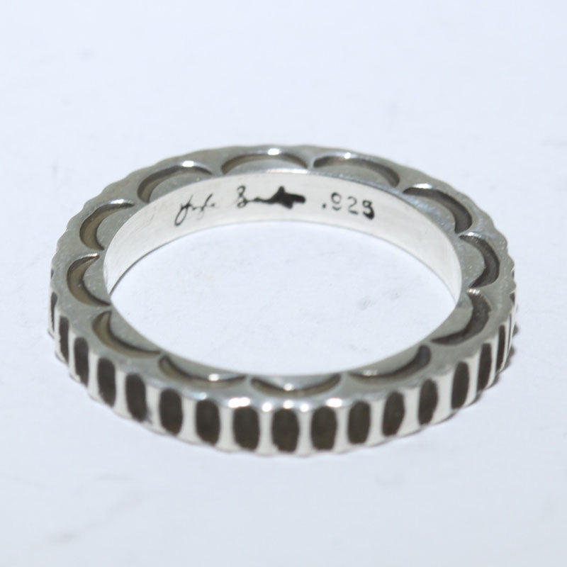 Bague en argent par Lyle Secatero - Taille 8