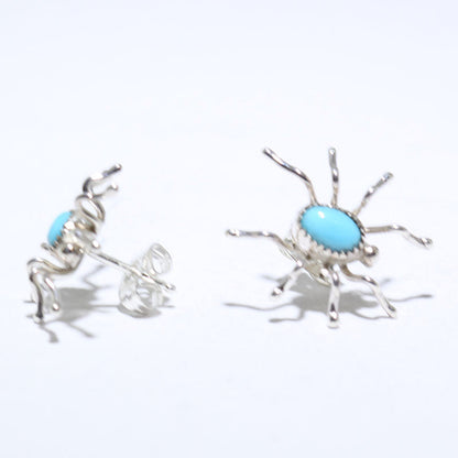 Spinnen-Ohrringe von Navajo