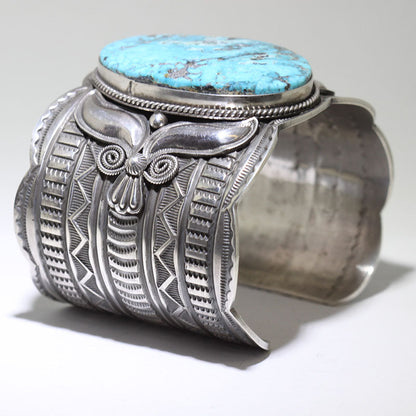 Bracelet en turquoise Apacheblue par Andy Cadman 16,5 cm