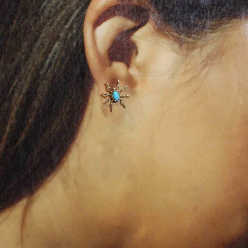 纳瓦霍族蜘蛛耳环
