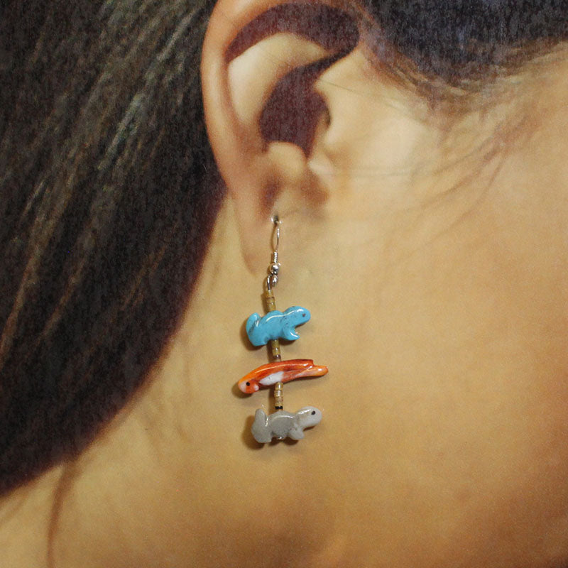 納瓦霍族護身符耳環