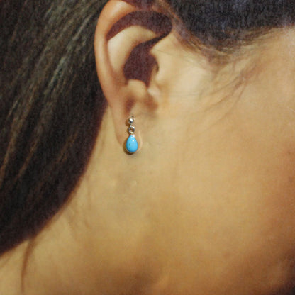 Türkis-Ohrringe von Navajo