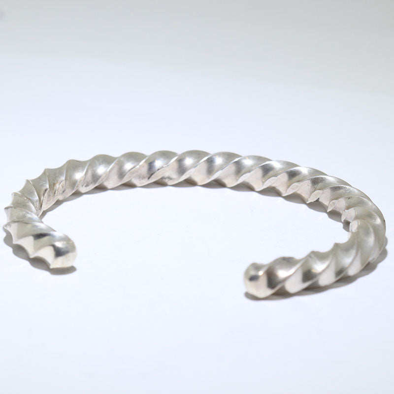 Silver Bracelet by Arnold Goodluck 5"