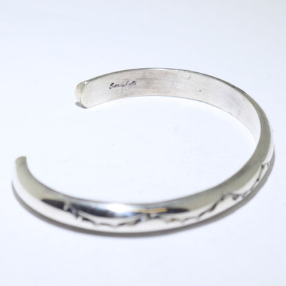 Silver Bracelet by Gary Sandoval 5-1/4"