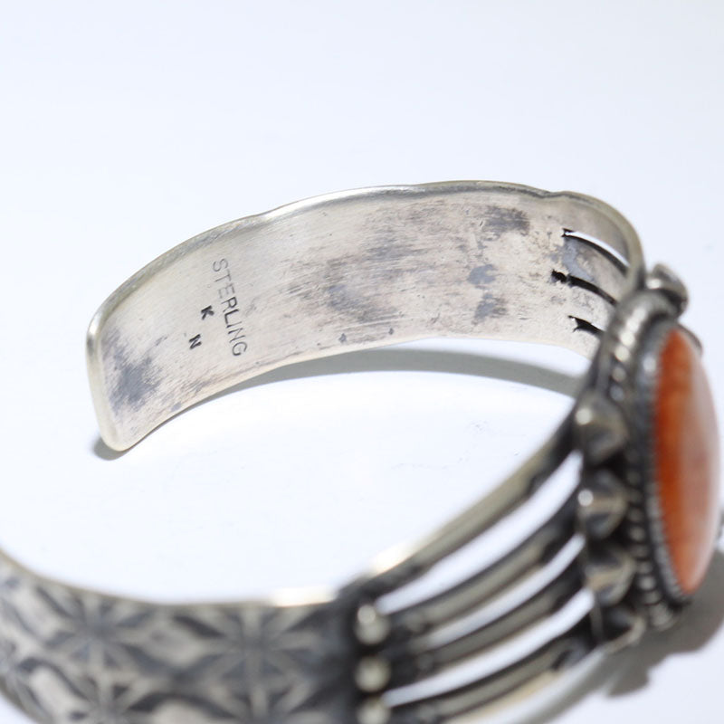 Spiny oyster bracelet by Kinsley Natoni