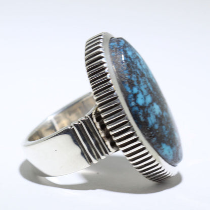 Bague en diamant bleu par Jennifer Curtis - Taille 9.5