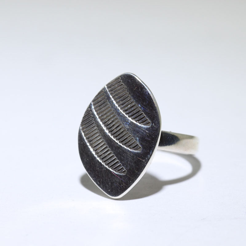 Bague en argent par Steve Yellowhorse taille 7 et 8