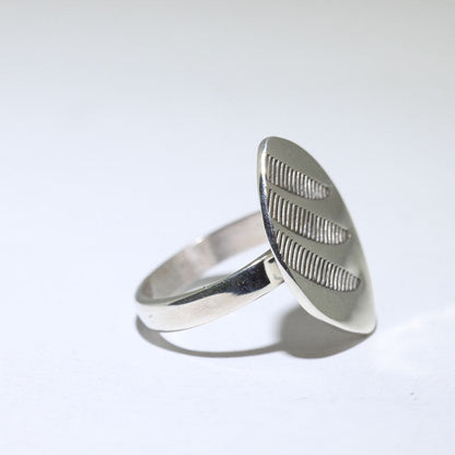 Серебряное кольцо от Стива Йеллоухорса, размеры 7 и 8