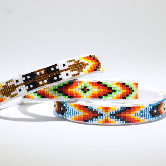 Bracelet en perles par Navajo 5-1/4"