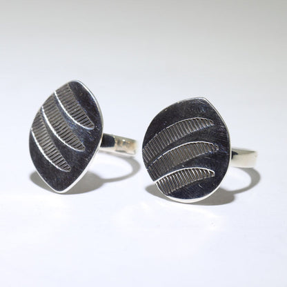 Silver Ring by Steve Yellowhorse 7 and 8