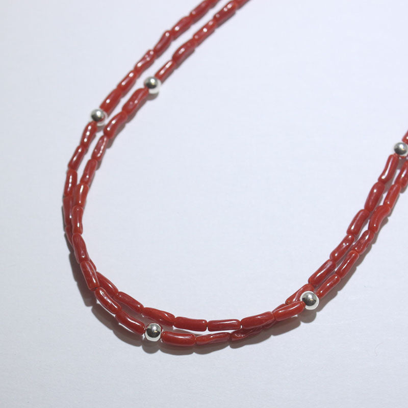 Coral necklace by Reva Goodluck