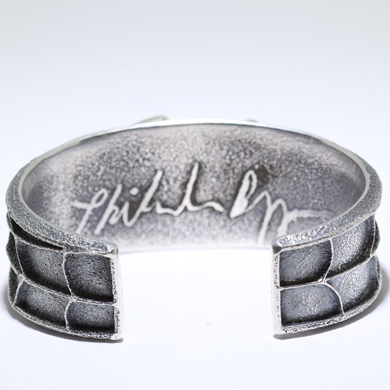 Pulseira Aranha por Philander Begay 5-1/4"