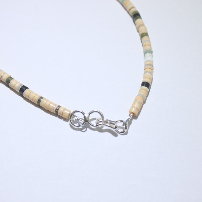 Heishi necklace by Mary Tafoya