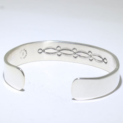 Bracciale in oro 14K/argento di Bruce Morgan 6-1/4"