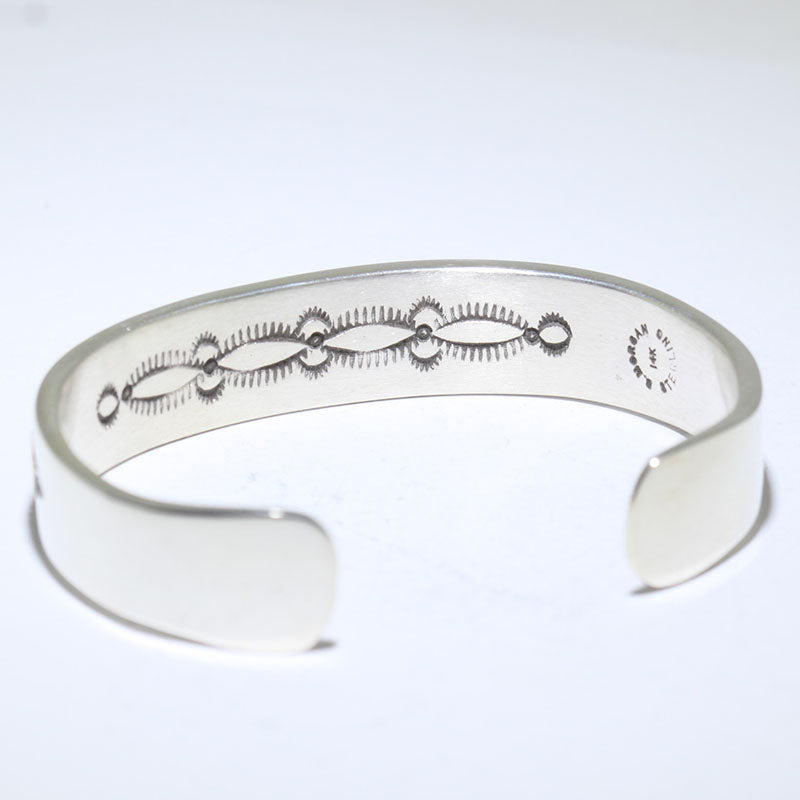 Pulseira 14K/Prata por Bruce Morgan 14,6 cm