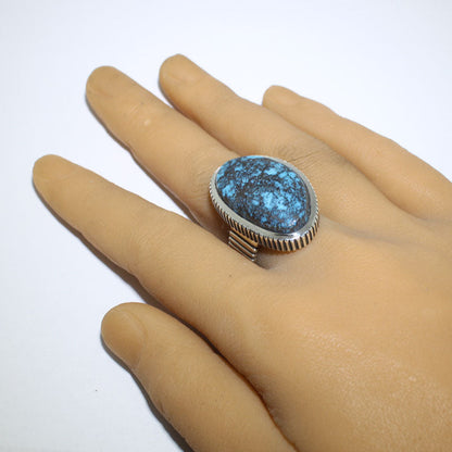 Bague en diamant bleu par Jennifer Curtis - Taille 9.5