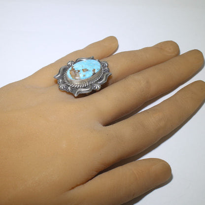 Anillo Kingman por Navajo - Talla 9.5