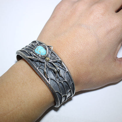 Spinnenarmband von Philander Begay 5-1/4"