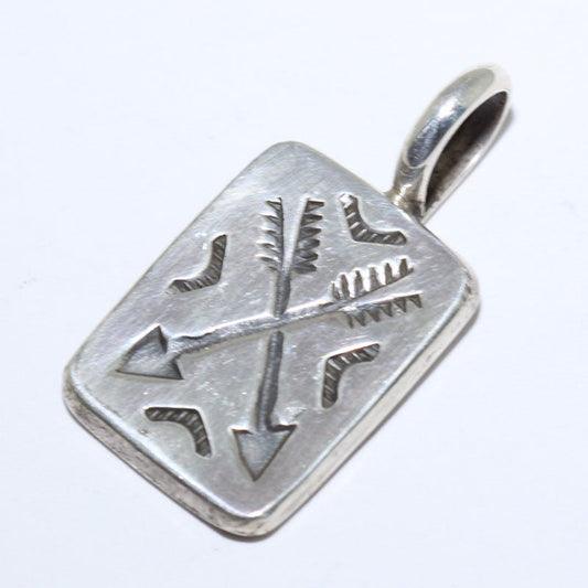 Silver Pendant by Arnold Goodluck