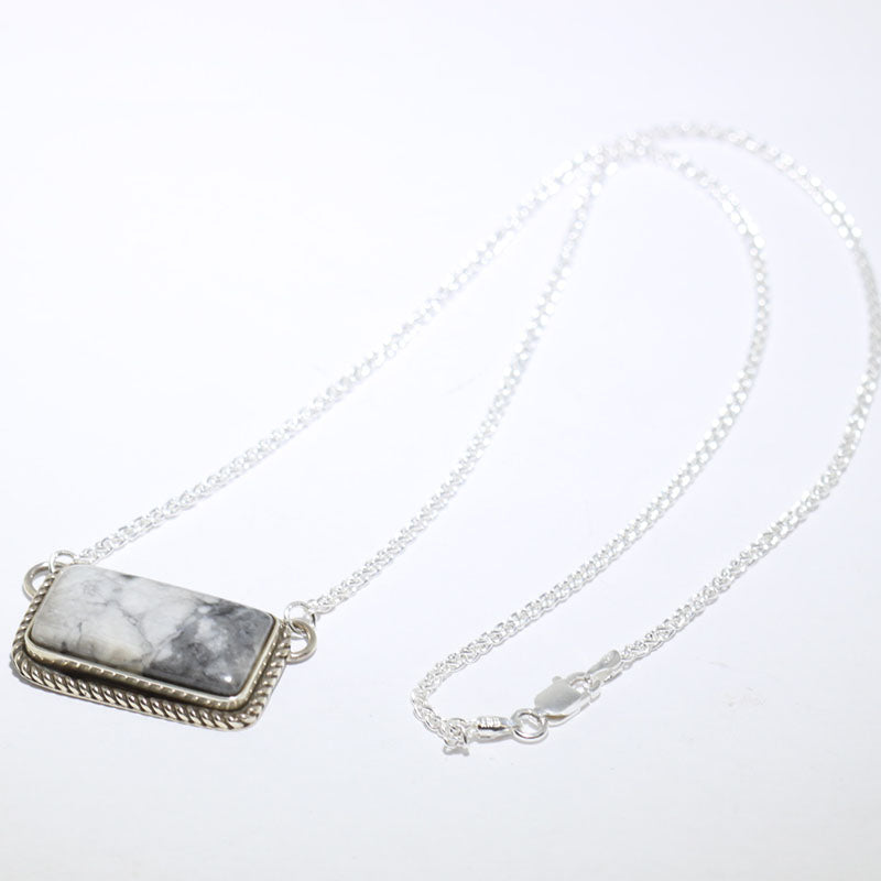 Howlite Necklace by Fred Peters