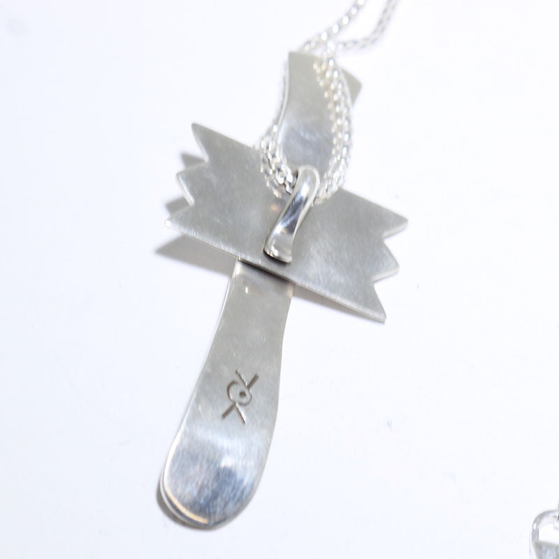 Silver Necklace by Norbert Peshlakai