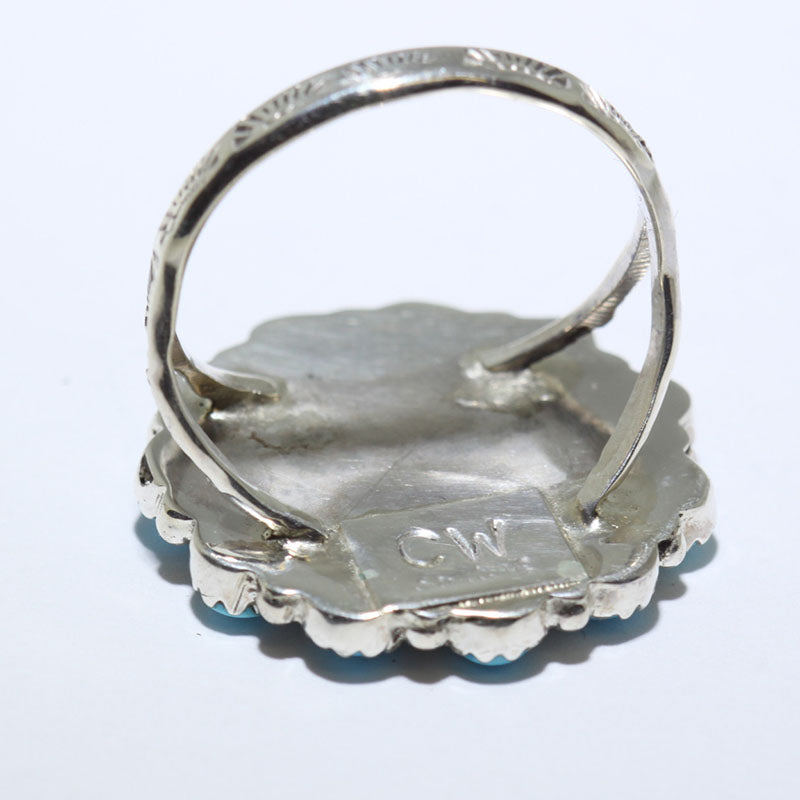 Кольцо с бирюзой от Навахо, размер 9