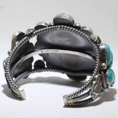 Turq Mtn Bracelet by Andy Cadman 5-1/4"