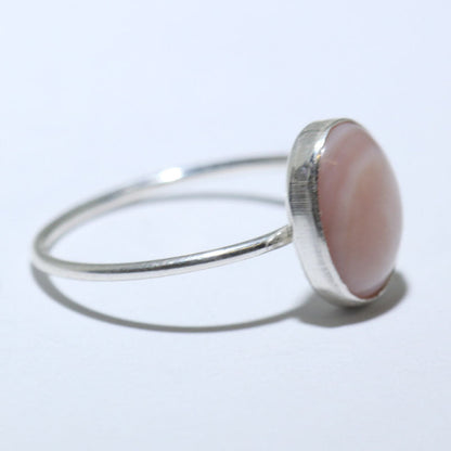 Pink Shell Ring by Navajo