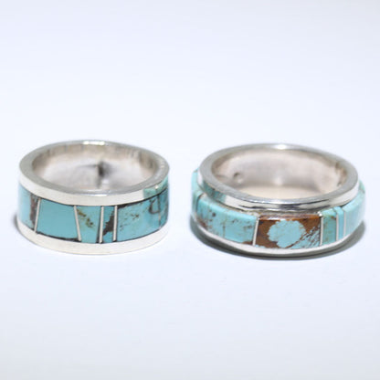 Cincin Inlay Turquoise oleh Steve Francisco