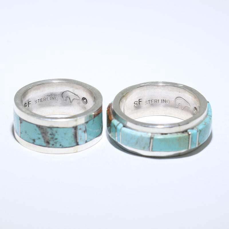 Cincin Inlay Turquoise oleh Steve Francisco