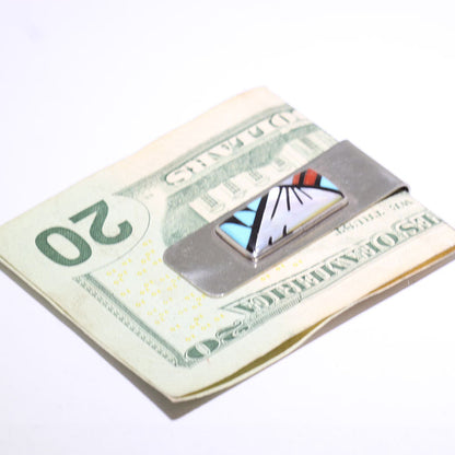 Clip para billetes incrustado por Navajo
