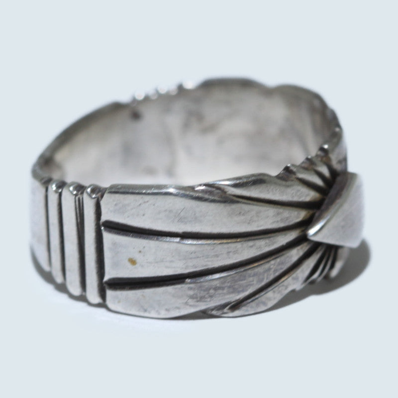 Zilveren ring door Navajo maat 10