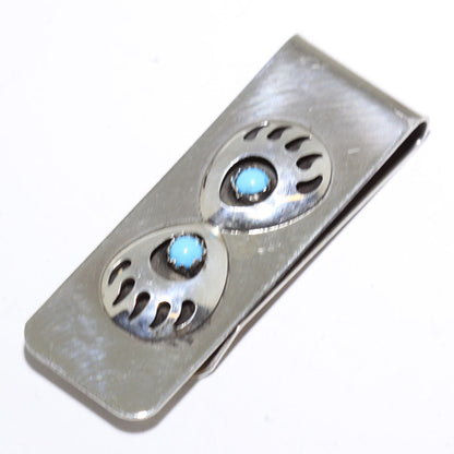 Bear Paw Money Clip ng Navajo