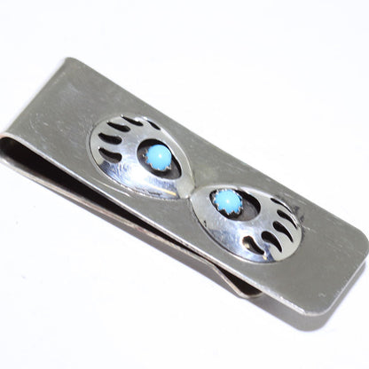 Bear Paw Money Clip ng Navajo