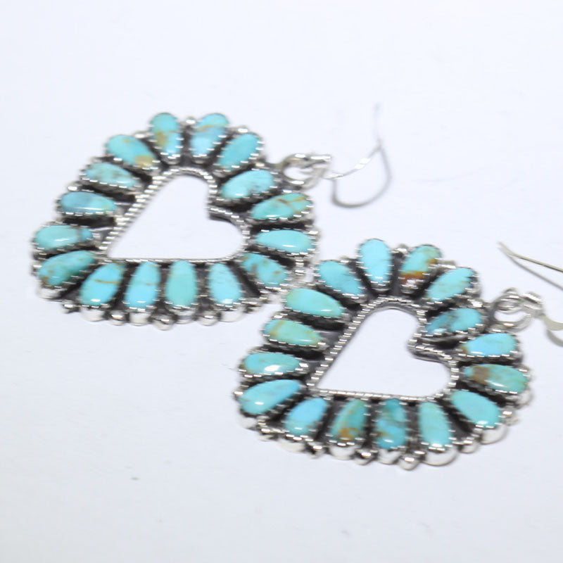 Boucles d'oreilles cœur par Zeita Begay