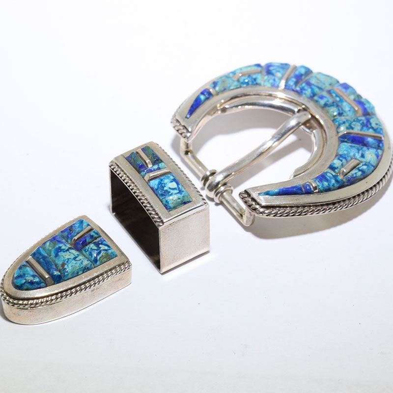 Inlay Buckle Set ni Stone Weaver