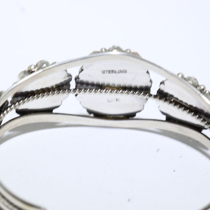 ナバホ族による珊瑚のブレスレット 5-1/4インチ – MALAIKA