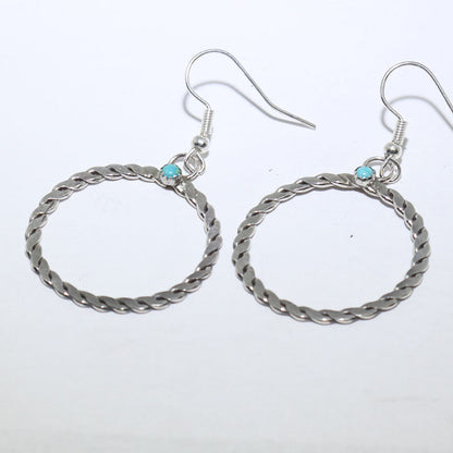 Anting-Anting Gelung Turquoise oleh Navajo