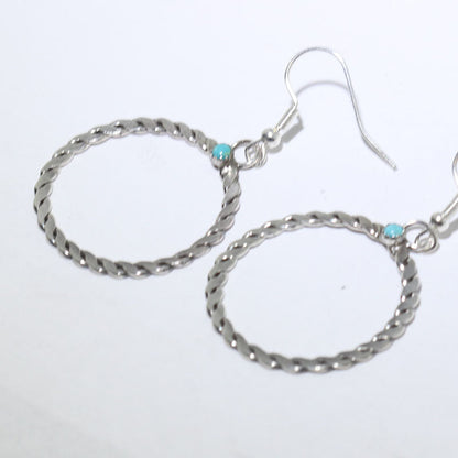 Anting-Anting Gelung Turquoise oleh Navajo