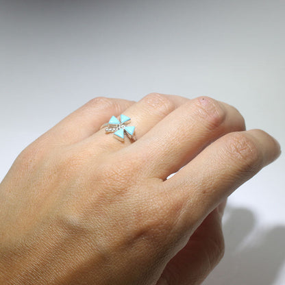 Cincin Pepatung Onyx oleh Navajo