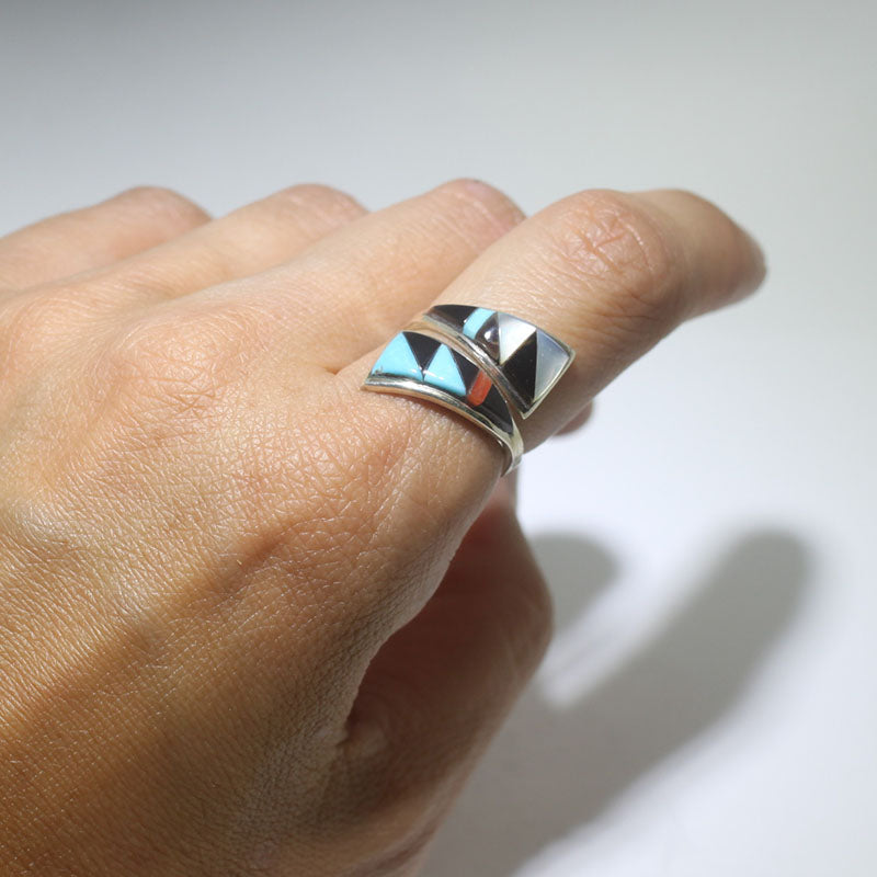 Inlay-Ring von den Zuni