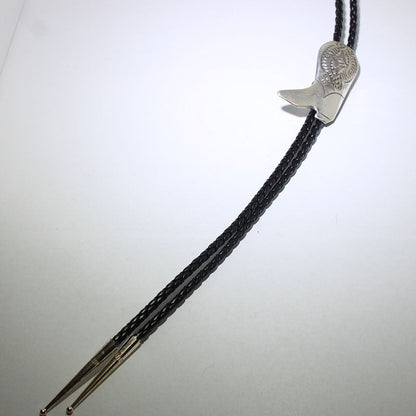 Silver Boot Bolo ng Navajo