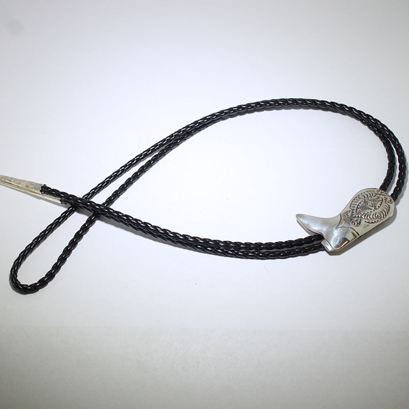 Silver Boot Bolo oleh Navajo