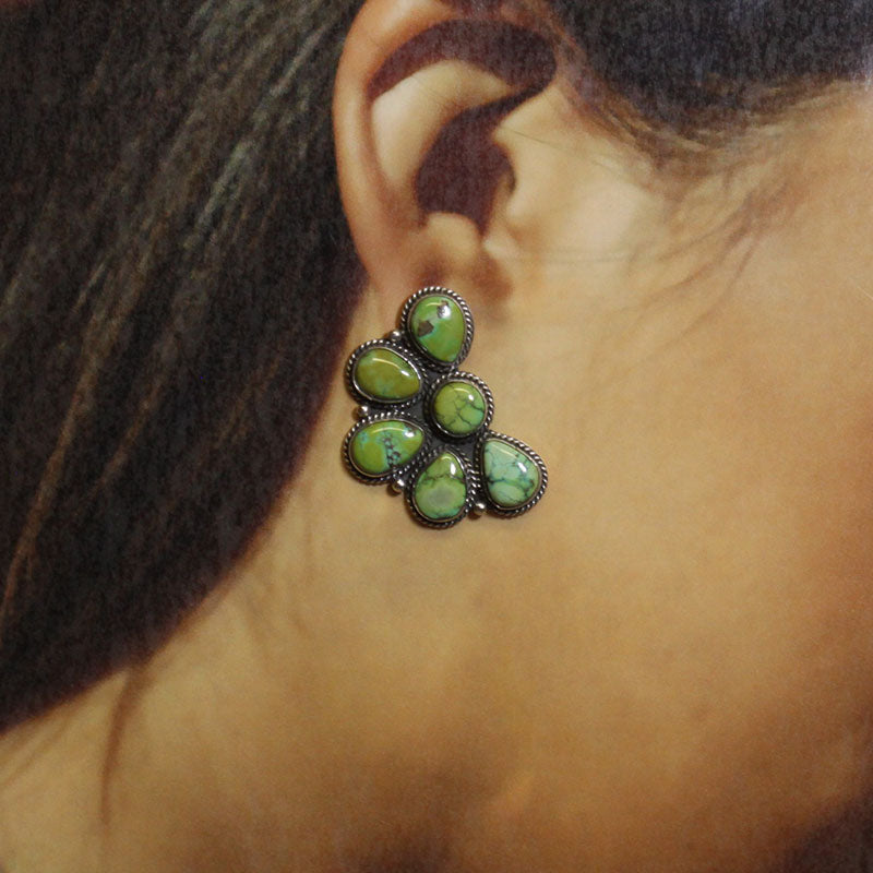 Chinese Earrings by Robin Tsosie