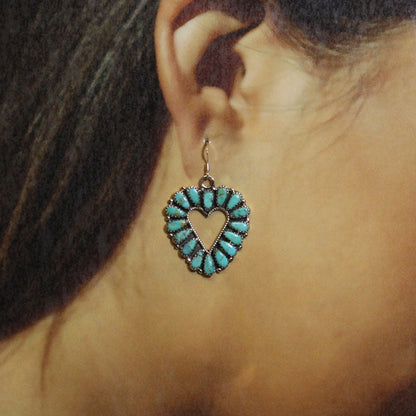 Heart Earrings by Zeita Begay