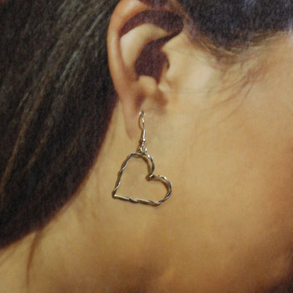 Boucles d'oreilles cœur par Navajo