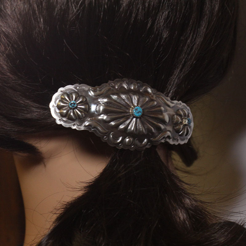 Turquoise Barrette ng Navajo