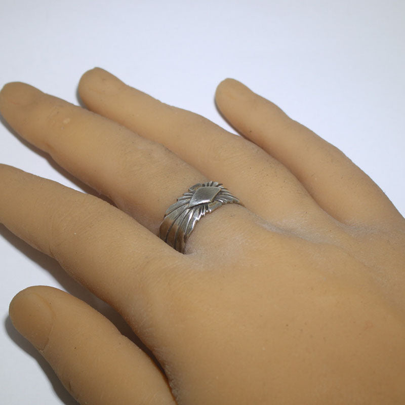 Bague en argent par Navajo taille 10